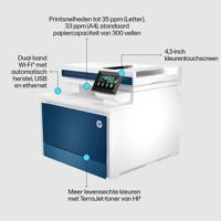 HP Color LaserJet Pro MFP 4302 fdw Multifunctionele printer Laser, kleur Kleur A4 Printen, scannen, kopiëren, faxen Duplex-ADF, Bluetooth, Duplex, LAN, USB, - thumbnail