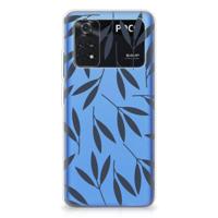 Xiaomi Poco M4 Pro 4G | TPU Case | Leaves Blue - thumbnail