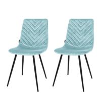 Riverdale Lynn eetkamerstoel mint - thumbnail