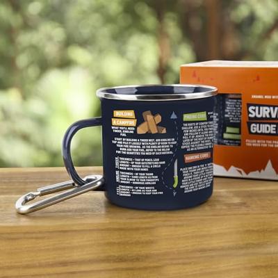 Gift Republic Survival Guide Emaille Mok