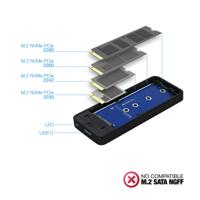 Externe Doos TooQ TQE-2280B SSD M.2 Zwart - thumbnail