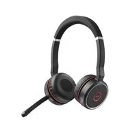 Jabra 7599-848-199 Evolve 75 SE draadloze stereo Bluetooth headset - met noise cancelling microphone, ANC en oplaadhouder voor Google Meet en Zoom, werkt met alle andere platformen - zwart - thumbnail