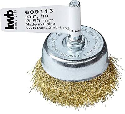 kwb 609113 Komborstel, gegolfde messing draad, voor gebruik met boormachines en accuschroevendraaiers 1 stuk(s) kwb 609113 Komborstel, gegolfde messing draad, voor gebruik met boormachines en accuschroevendraaiers 1 stuk(s)
