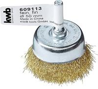 kwb 609113 Komborstel, gegolfde messing draad, voor gebruik met boormachines en accuschroevendraaiers 1 stuk(s) - thumbnail