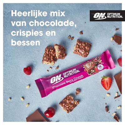 Chocolate Berry Crunch Protein Bar | Optimum Nutrition | 660 X G - thumbnail