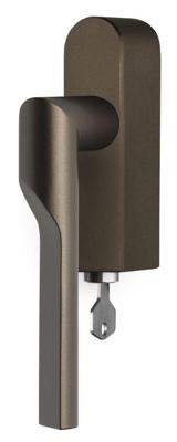 Formani Rivio by Gensler GL101-DKLOCK-O draaikiepgarnituur afsluitbaar rechtsdraaiend - brons