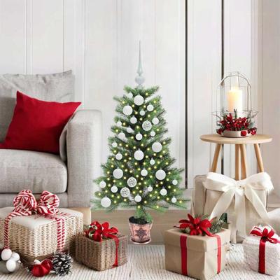 VidaXL Kerstboom met 150 led met standaard groen 90 cm pe