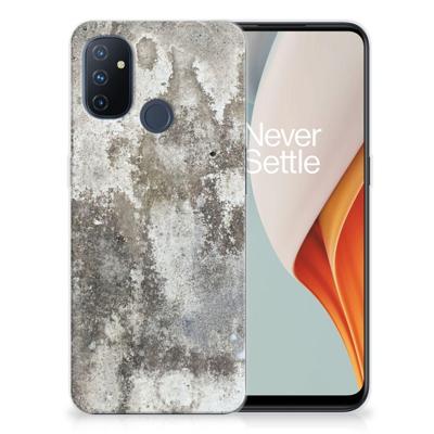 OnePlus Nord N100 | TPU | Siliconen hoesje | Beton Print