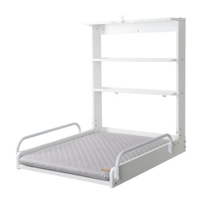 Wandcommode - 66 x 76,5 x 79 cm - ROBA - Opvouwbaar - Wit Wandcommode - 66 x 76,5 x 79 cm - ROBA - Opvouwbaar - Wit
