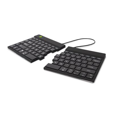 R-Go Tools Ergonomisch toetsenbord R-Go Split Break met pauzesoftware, gesplitst toetsenbord, QWERTY (US), Bluetooth, zwart
