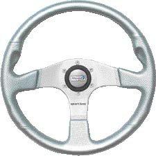 GS41138 - ATLANTIC STUURWIEL 350 MM. ZILVER