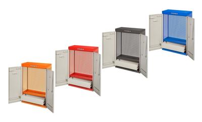 Bahco Gereedschapskast met 2 deuren | blauw | 900 mm x 250 mm x 602 mm - 1495CD60BL