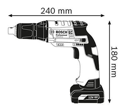 Bosch Professional GSR 10,8 V-EC TE 06019E4002 Droogbouw accuschroevendraaier Zonder accu
