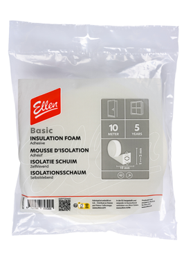 Ellen Tochtband Schuim | 19x6mm 10m - 620501450 Ellen Tochtband Schuim | 19x6mm 10m - 620501450