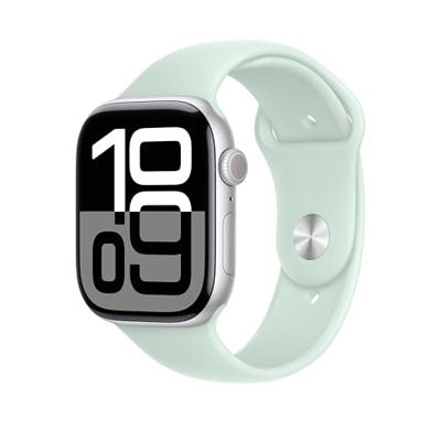 Apple Watch Band - Sportbandje - 46 mm - Aquamarijn - S/M