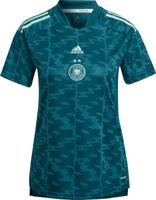 Duitsland Shirt Uit Dames 2022-2023 - Maat M - Kleur: Groen | Soccerfanshop - thumbnail