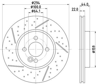 Remschijf Gecoat 54967PRO 8DD355116211