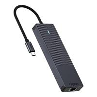 Rapoo USB-C Multiport Adapter, 6-in-1 - thumbnail