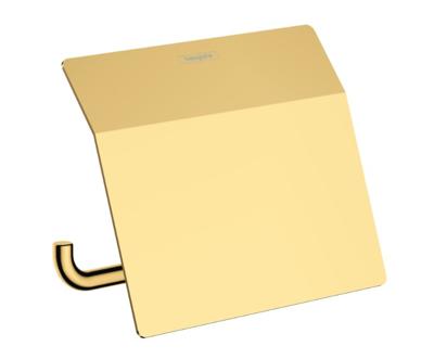 Hansgrohe Toiletrolhouder Met Klep AddStoris Gepolijst Goud