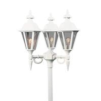 Lantaarnlamp Pallas 3-lichts 63cm matwit exclusief paal 528-250 - thumbnail