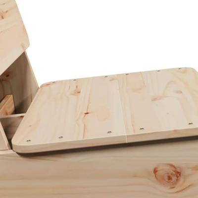 Tuinstoel 60x64x70,5 cm massief grenenhout