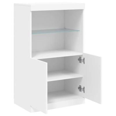 Dressoir met LED-verlichting 60,5x37x100 cm wit Dressoir met LED-verlichting 60,5x37x100 cm wit