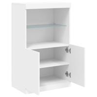 Dressoir met LED-verlichting 60,5x37x100 cm wit - thumbnail
