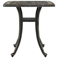 Tuintafel 53x53x53 cm gietaluminium bronskleurig - thumbnail