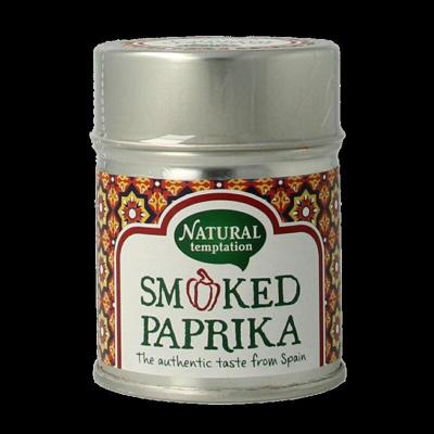 Natural Temptation Smoked paprika blikje bio 50 Gram