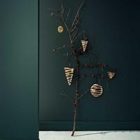 Stelton Tangle Ornament Hart messing 14 cm - thumbnail