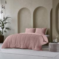 Zelesta Zelesta Groovebed Old Pink 200x200 - Fluffy Geribbeld Teddy Dekbed zonder Overtrek - thumbnail