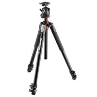 Manfrotto-MK055XPRO3 BHQ2 digitali/videocamere, tripode, colore: nero, Treppiede in alluminio, colore: nero - thumbnail