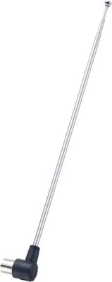 Renkforce Passieve DVB-T/T2 telescoopantenne Binnen Zwart, Zilver