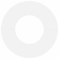 VidaXL Geschikt voor platte boomringen 5 pcs wit ø30 / 60 cm staal - thumbnail