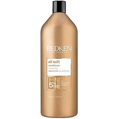 Redken All Soft Conditioner 1000ml - Hydrateert & Verzacht Droog Haar
