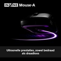 Sony inzone mouse-a draadloze gamingmuis (zwart, 30.000 dpi, 8000 hz, 2.4 ghz, usb-c) - thumbnail