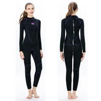 SLINX 1714 3mm neopreen Super elastische warm lange mouwen full body een stuk wetsuit voor vrouwen - thumbnail