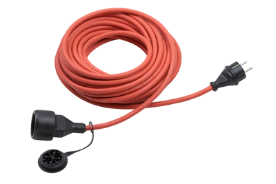 Meister Verlengsnoer Ip44 25M Rood - WU7435770