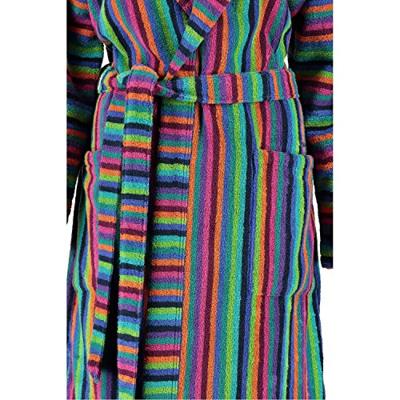 Cawö Cawö Dames Badjas kort met Capuchon 7049 Multi 38