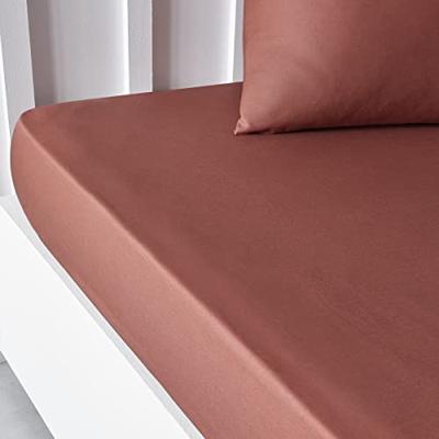 Vandaag Estistial Today Charg - 160 x 200+30 cm - 2 personen - 100% Una Cotton - Terracotta