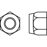TOOLCRAFT 223336 Borgmoeren M2 DIN 985 Staal Verzinkt 10 stuk(s) - thumbnail
