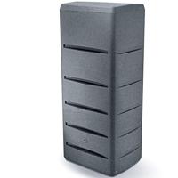 Tower Stone 720 liter Graniet antraciet H.180 cm - Meuwissen agro - thumbnail