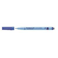 Viltstift Staedtler Lumocolor 305 non permanent correctable F blauw | 10 stuks - thumbnail