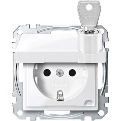 Merten MEG2315-0319 Wandcontactdoos System M Polar-wit 1 stuk(s)