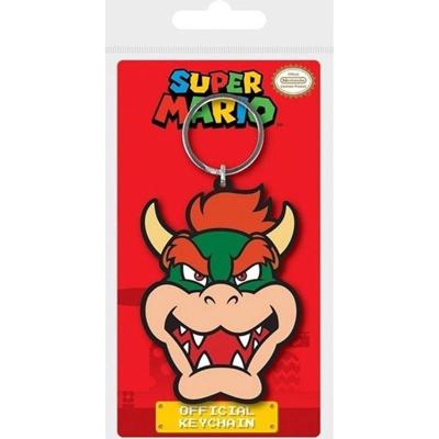 Super Mario - Bowser Rubber Keychain