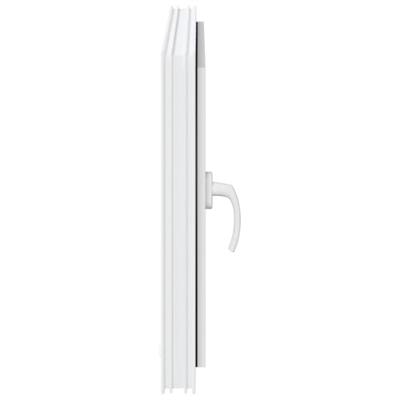 Kelderraam "RISOR" 80x50 cm draai-kiep DIN rechts wit