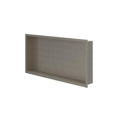 IVY Inbouwnis 60x7.5x30 cm Geborsteld Nickel PVD