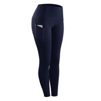 Slanke strakke Sportswear vrouwen hoge taille heupen slanke Sportlegging grootte: M (marineblauw) - thumbnail