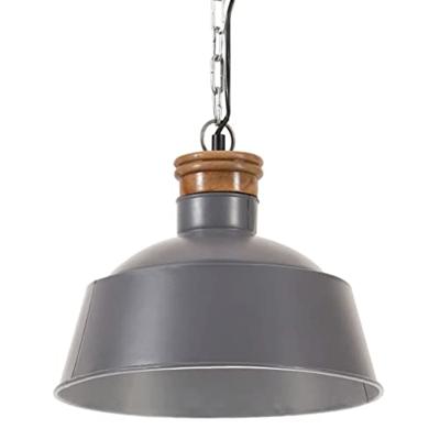 VidaXL Hanglamp industrieel e27 32 cm grijs VidaXL Hanglamp industrieel e27 32 cm grijs