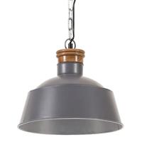 VidaXL Hanglamp industrieel e27 32 cm grijs - thumbnail